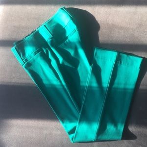 Emerald green dressy pants